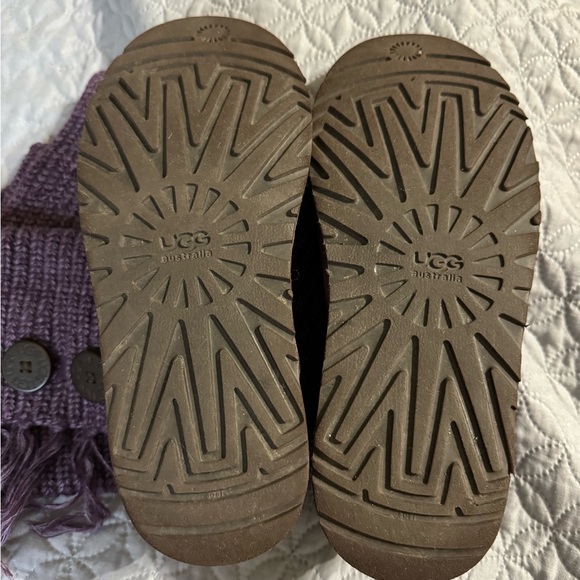 UGG Wool Knit Fringe Ombré Boots - Picture 5 of 7